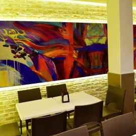 Resultado de imagen de decoracion de cafeterias