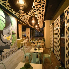 Resultado de imagen de decoracion de cafeterias 