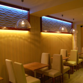 Resultado de imagen de decoracion de cafeterias 