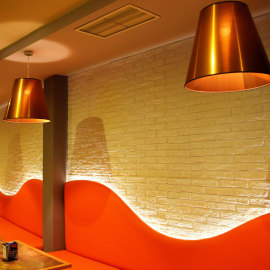 Resultado de imagen de decoracion de cafeterias 