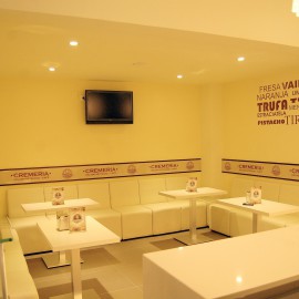 Resultado de imagen de decoracion de cafeterias 