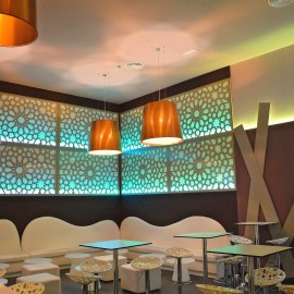 Resultado de imagen de decoracion de cafeterias 