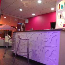 Resultado de imagen de decoracion de cafeterias